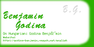 benjamin godina business card